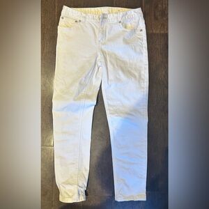 Ralph Lauren girls White skinny jean - size 14